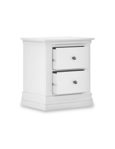 Weston 2 Drawer Bedside Locker - White 2