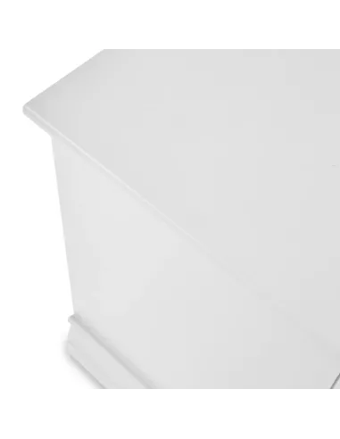 Weston 2 Drawer Bedside Locker - White