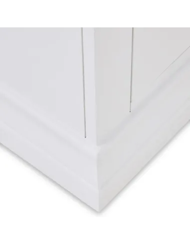 Weston 2 Drawer Bedside Locker - White