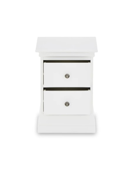 Weston Narrow Bedside Locker - White