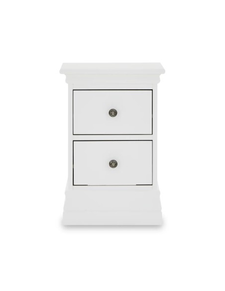 Weston Narrow Bedside Locker - White