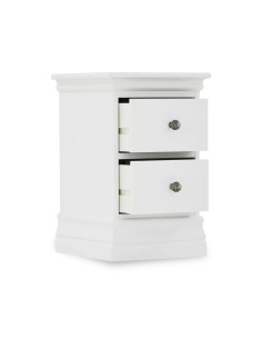 Weston Narrow Bedside Locker - White 2