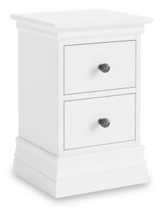 Weston Narrow Bedside Locker - White