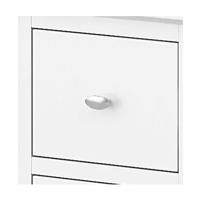 Ferndale Narrow Bedside Locker - White