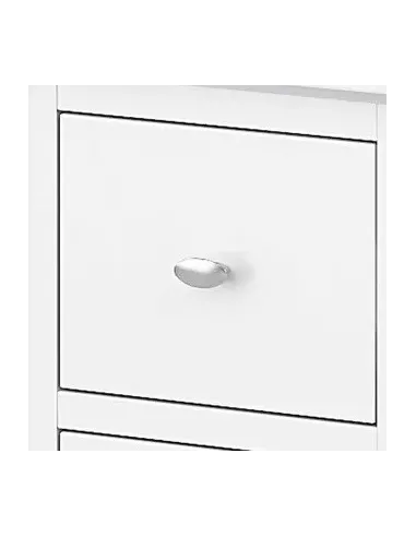 Ferndale Narrow Bedside Locker - White