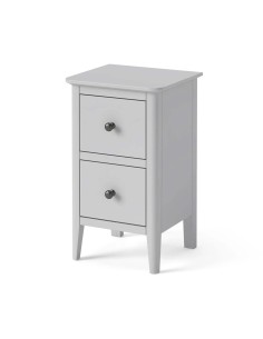 Marcus Narrow Bedside Locker - Grey 2