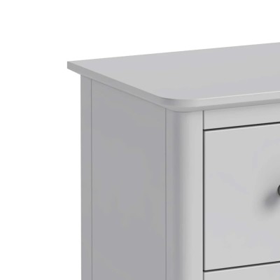 Marcus Narrow Bedside Locker - Grey