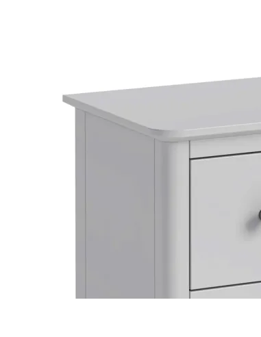 Marcus Narrow Bedside Locker - Grey