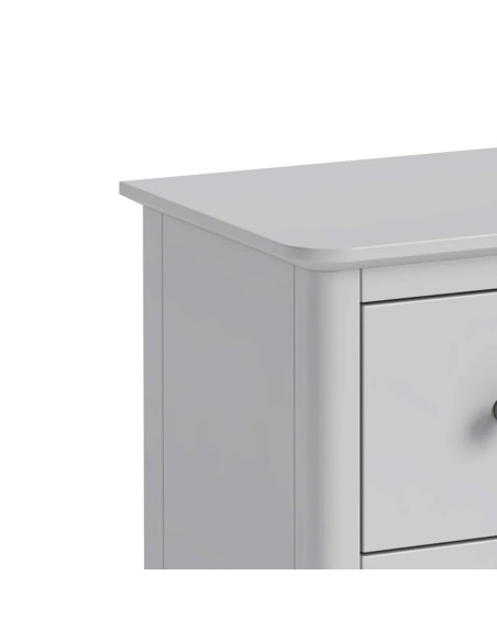 Marcus Narrow Bedside Locker - Grey