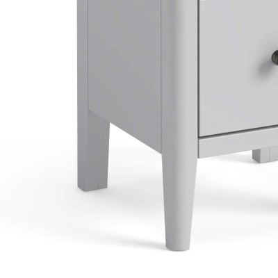 Marcus Narrow Bedside Locker - Grey