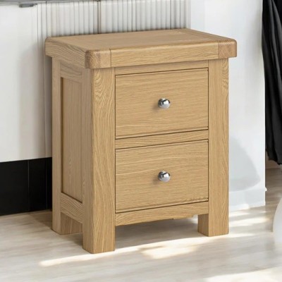 Gia Bedside Locker - Oak
