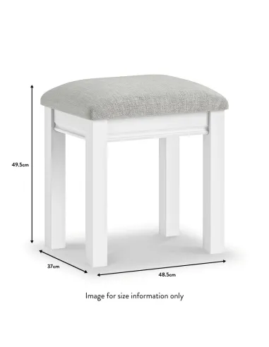 Weston Stool - White