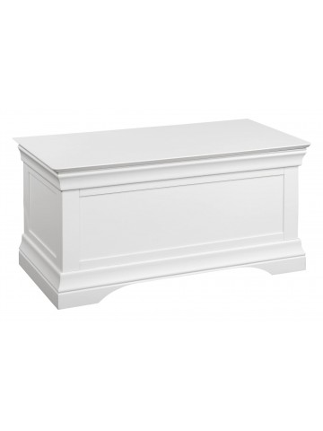 Bella Blanket Box - White