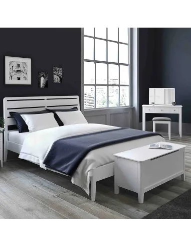 Ferndale Blanket Box - White