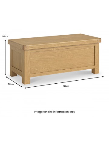 Gia Blanket Box - Oak