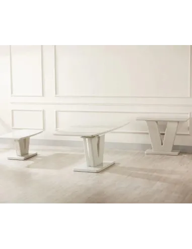 Vicenza Console Table - Light Grey