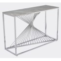 Calabria Console Table - Sintered Stone and Stainless Steel