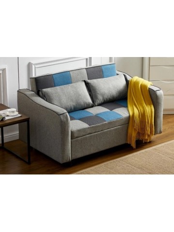 Celeste Sofa Bed - Grey/Teal