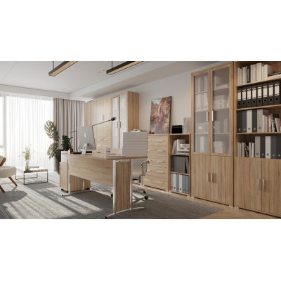 Office Line Filing Cabinet - Sonoma Oak