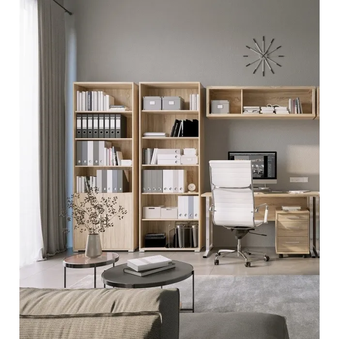 Office Line 3 Drawer Locker - Sonoma Oak
