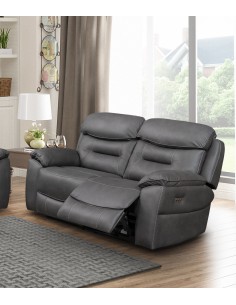 Frankie 2 Seater Power Recliner - Grey