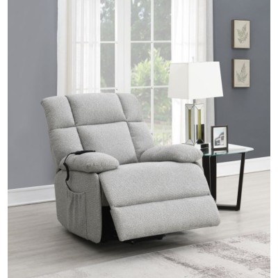 Klayton Lift & Rise Massage Armchair - Light Grey
