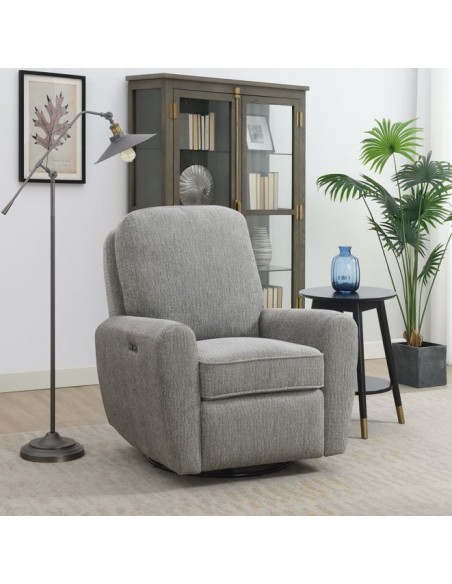 Bella Swivel Chair - Nora Grey