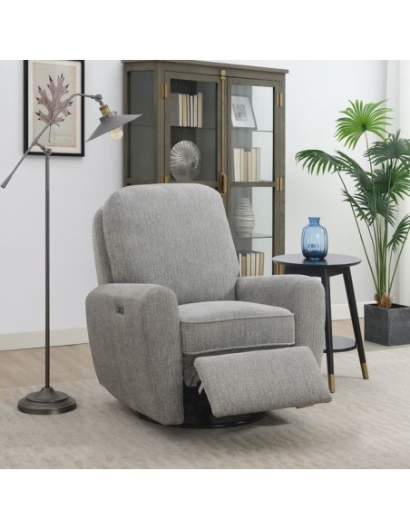Bella Swivel Chair - Nora Grey