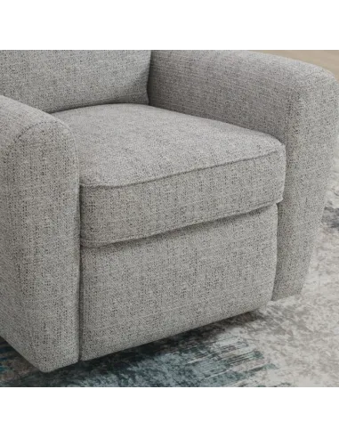 Bella Swivel Chair - Bromley Stone