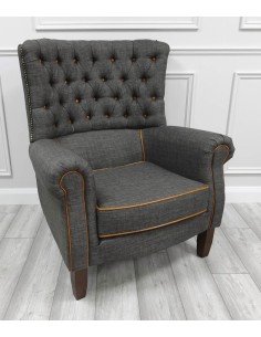 Hexham Traditional Armchair - Grey