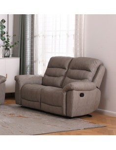 Lucas 2 Seater Recliner Sofa - Beige