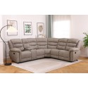 Lucas Corner Recliner Sofa with Console - Beige