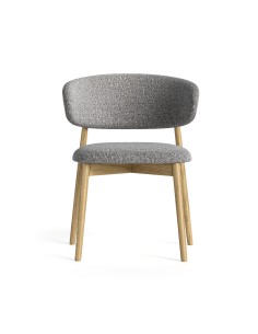 Lesing Dining Chair - Grey Boucle 2