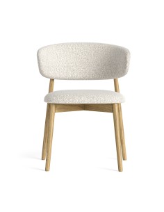 Lesing Dining Chair - White Boucle