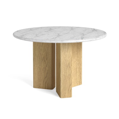 Lesing Round Dining Table - Light Oak
