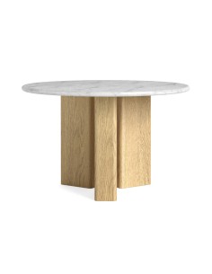 Lesing Round Dining Table - Light Oak 2