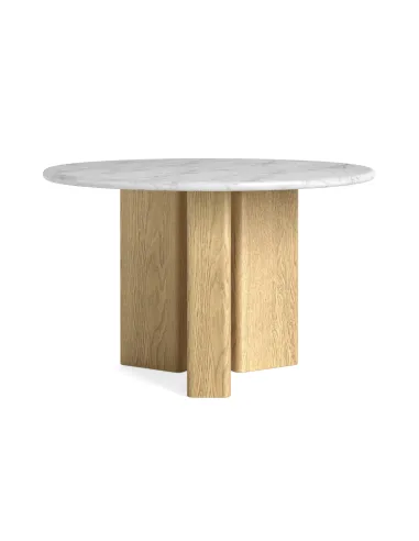 Lesing Round Dining Table - Light Oak