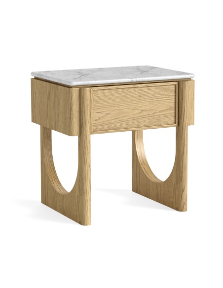 Lesing Lamp Table - Light Oak