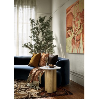 Lesing 3 Column Side Table - Light Oak
