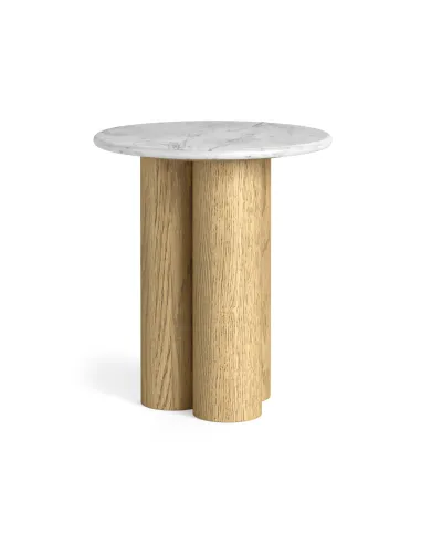 Lesing 3 Column Side Table - Light Oak
