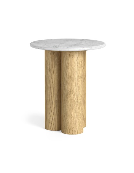 Lesing 3 Column Side Table - Light Oak