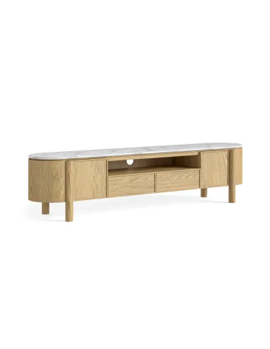 Lesing Large TV Unit - Light Oak