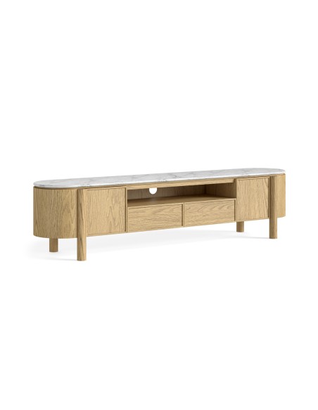 Lesing Large TV Unit - Light Oak