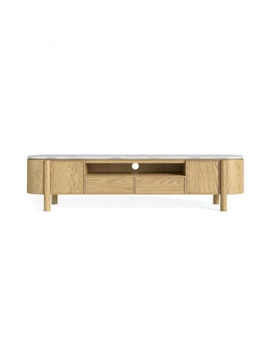 Lesing Large TV Unit - Light Oak