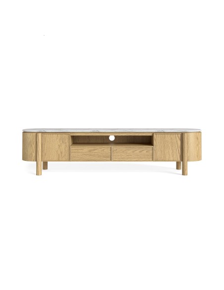 Lesing Large TV Unit - Light Oak