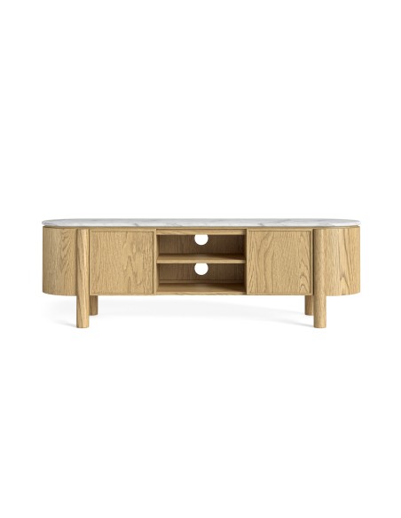 Lesing Small TV Unit - Light Oak