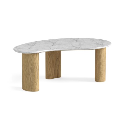 Lesing Tear Drop Coffee Table - Light Oak