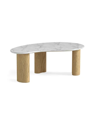 Lesing Tear Drop Coffee Table - Light Oak