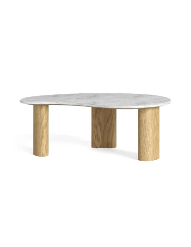 Lesing Tear Drop Coffee Table - Light Oak