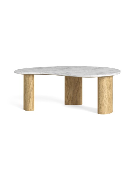 Lesing Tear Drop Coffee Table - Light Oak